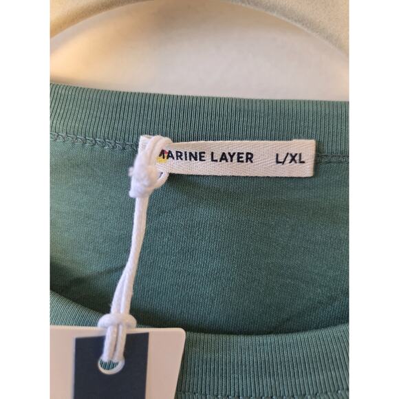 Marine Layer ML x Jarritos Graphic Tee Mens L XL Green Super Good NWT - Picture 4 of 8